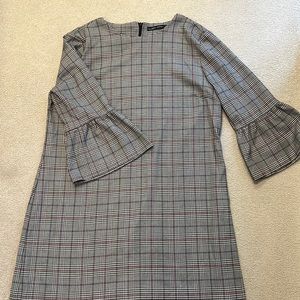Zara plaid dress